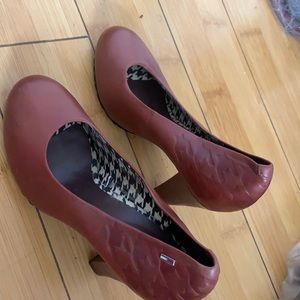 5 inch heels tan colour Tommy hilfger